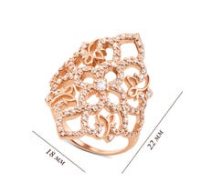 Фаланговое золотое кольцо с фианитами Золотой Век (13008 п): купить