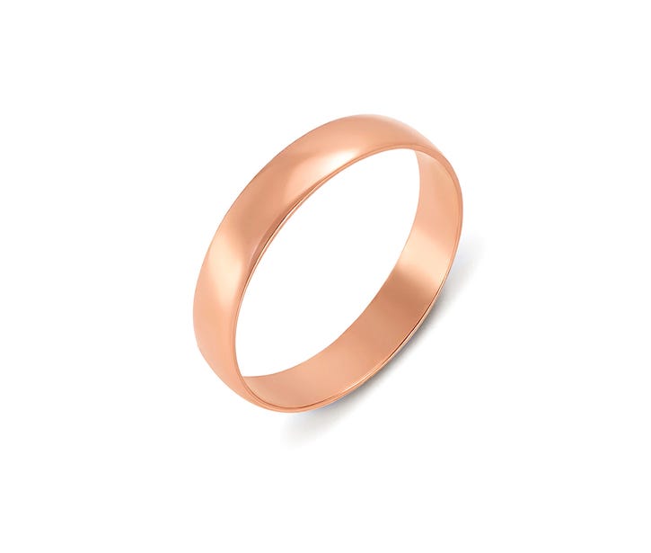 Обручальное кольцо классическое (1001/4): цена