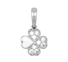 Золота підвіска з фіанітами (31/0002/02/01/02)