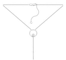 Золотое колье с бриллиантом (ЗК6017/1)