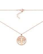 Золоте кольє з фіанітами (4111011601)