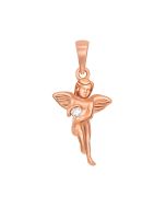 Золотая подвеска Ангел с бриллиантом (52953/1.75)