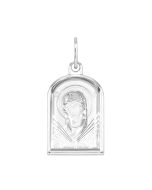 Серебряная подвеска-иконка «Божья Матерь Семистрельная»  (30554-11/12/1)