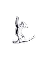 Серебряная подвеска Кошечка (698П.Rh)