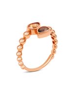 Золотое кольцо с кварцем (1/101/204)