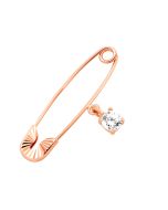 Золотая булавка с фианитом (8111010501)