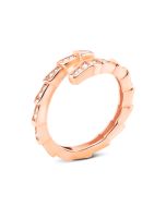 Золота каблучка з фіанітами (1111026601)