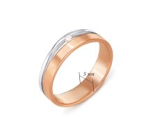 Обручальное кольцо c бриллиантом (1077/2): купить