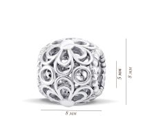 Серебряная бусина шарм (3910): купить