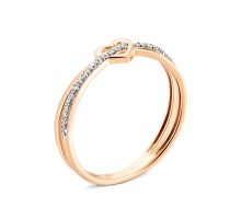 Золотое кольцо с бриллиантами (КМ0006)