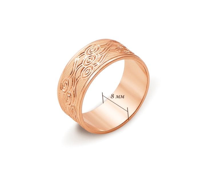 Обручальное кольцо с алмазной гранью (10101/2): купить