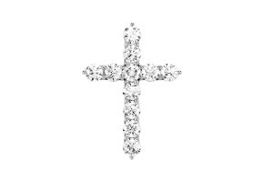 Золотая подвеска Крестик c бриллиантами (3112455202)