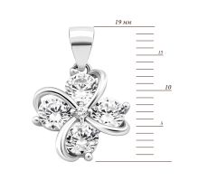 Серебряная подвеска с фианитами (1PE69434): купить