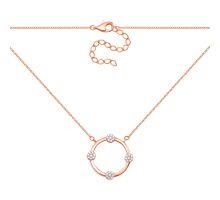 Золотое колье с фианитами (4/21/191)