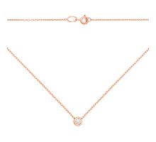 Золотое колье с бриллиантом (52963/3)