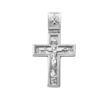 Серебряный крестик. Распятие Христа (941)