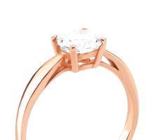 Золотое кольцо с фианитом (111311): купить