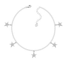 Серебряный браслет на ногу (550173/1Н)