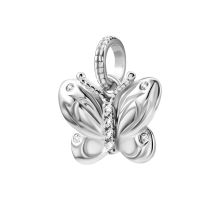 Срібна намистина шарм Метелик з фіанітами (SZDP04983)