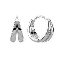 Серебряные серьги-конго (B01946)