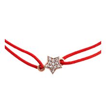Браслет на нити с фианитами Звезда (4096): купить