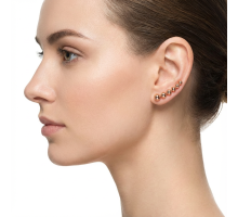 Золотые серьги-каффы (2112039401): купить