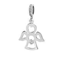 Срібна намистина шарм Янгол (569)