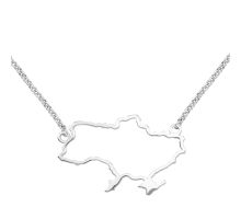 Серебряное колье (1421Кол.Rh): купить