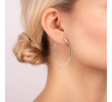 Серебряные серьги-конго (920157): купить