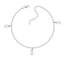 Серебряный браслет на ногу (75178-Н)