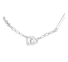 Серебряный браслет с фианитом (D01738): купить