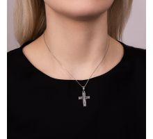 Серебряный крестик. Распятие Христа (1047): купить