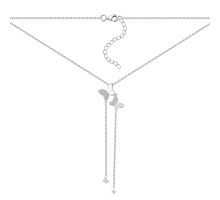 Серебряное колье с фианитами (SN25356)