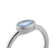 Срібна каблучка з топазом (SZDR03013 п топ): купить