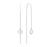 Серебряные серьги-протяжки (B14221)