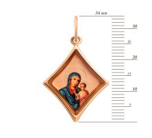 Золотая подвеска-иконка Божией Матери (3112020201): купить