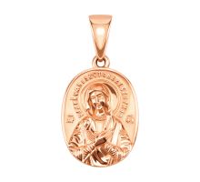 Золотая подвеска-иконка Божией Матери (32040/01/0)