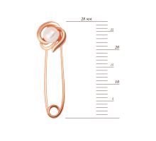 Золота брошка-булавка з перлами (610710410101п): купить