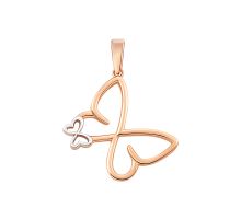 Золотая подвеска Бабочка (3102011404)