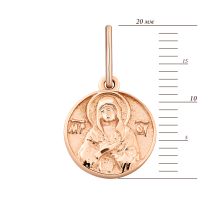 Золотая подвеска-иконка Божией Матери (300925410101): купить
