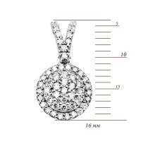 Золотая подвеска с бриллиантами (3101513202 бр): купить