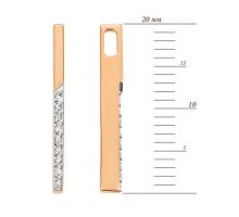 Золотая подвеска с бриллиантами (880602-К): купить