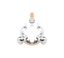 Золотая подвеска с бриллиантом (П619)