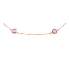 Золотое колье с кварцем (4/21/306): купить