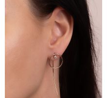 Золоті сережки з фіанітами (2111023101): купить