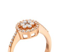 Золотое кольцо с бриллиантами (1111511801): купить