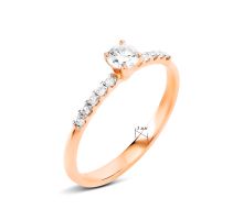 Золотое кольцо с бриллиантами (1112291201): купить