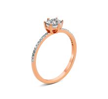 Золотое кольцо с бриллиантами (18/0098/01/01/12)