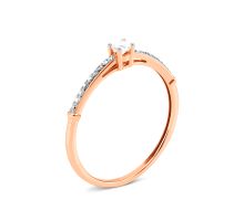 Золотое кольцо с бриллиантами (18/0152/01/01/01)