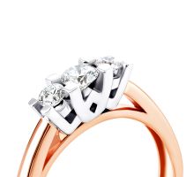 Золотое кольцо с бриллиантами (КДz7545): купить